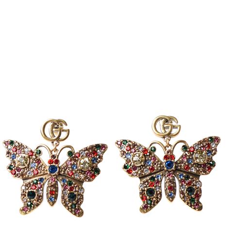 butterfly gucci earrings.